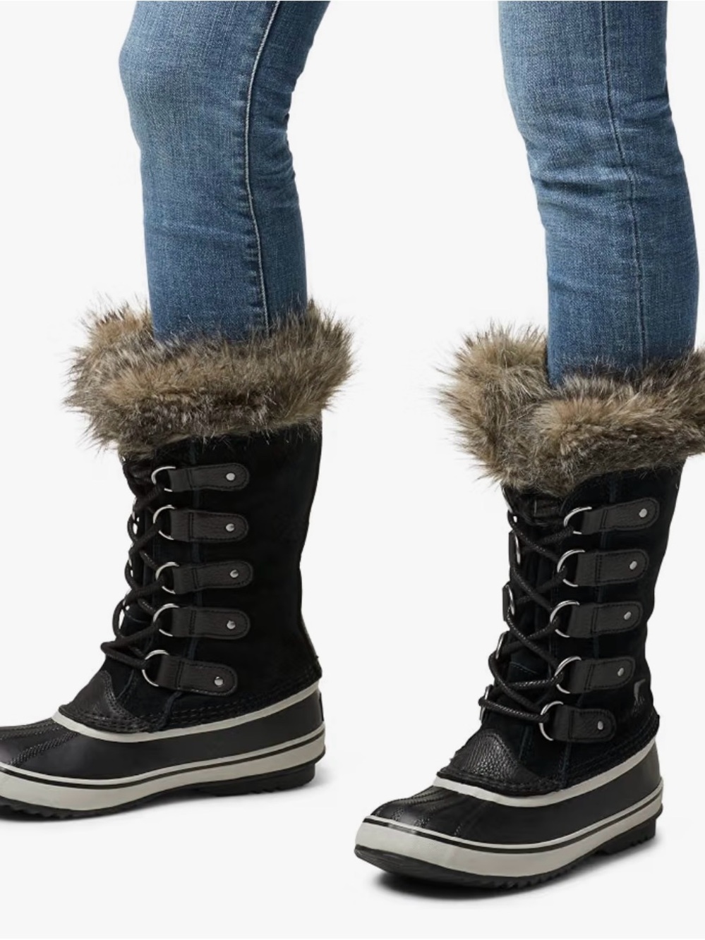 Sorel JOAN of ARCTIC waterproof boots - Black, Quarry